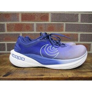Topo Athletic Womens Phantom 4 Purple Blue Road Running Sneakers Shoes 9.5 Wide